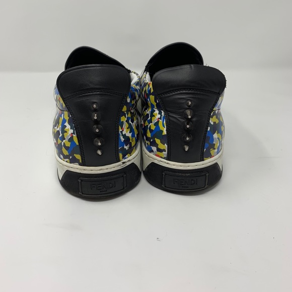 Authentic Fendi Monster Calfskin Slip-Ons - Picture 5 of 8